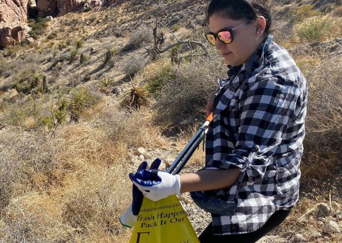 Friends of Red Rock cleanup volunteer