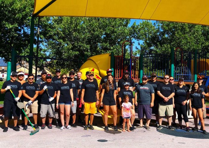 FEA volunteers cleanup