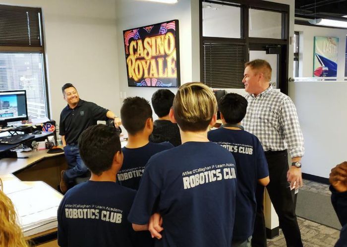 Students learning about engineering Las Vegas